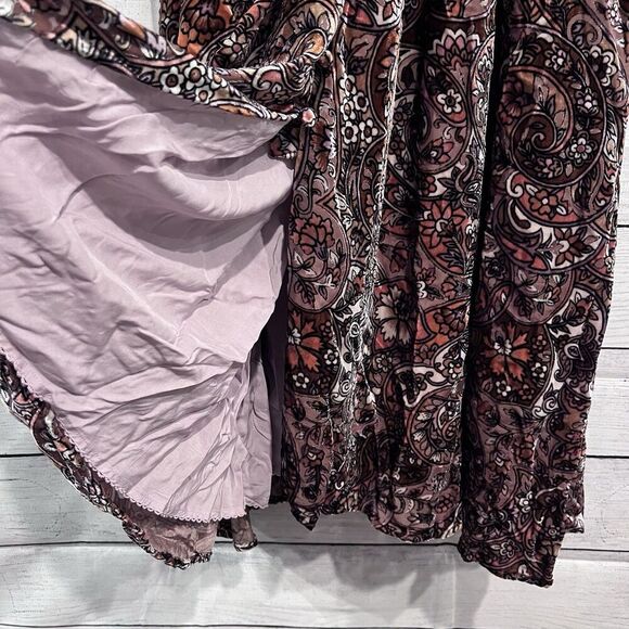 Anthropologie The Katerina Button Front Dress Velvet Edition Size 2 - Picture 11 of 15